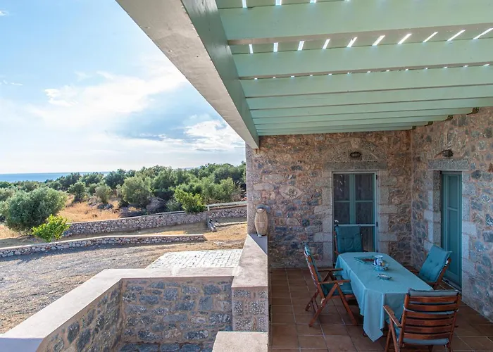 Vasiliki Traditional House In Mani With Sea View Villa